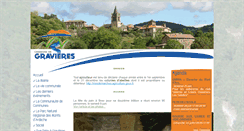 Desktop Screenshot of gravieres.fr