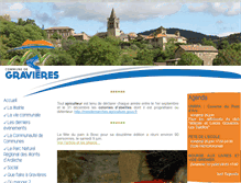 Tablet Screenshot of gravieres.fr